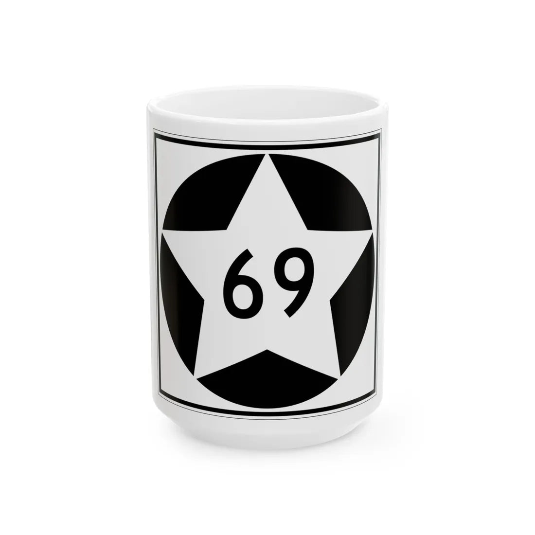 MN-69 1934 (Minnesota) (Road Sign) White Coffee Mug 15oz - Go Mug Yourself