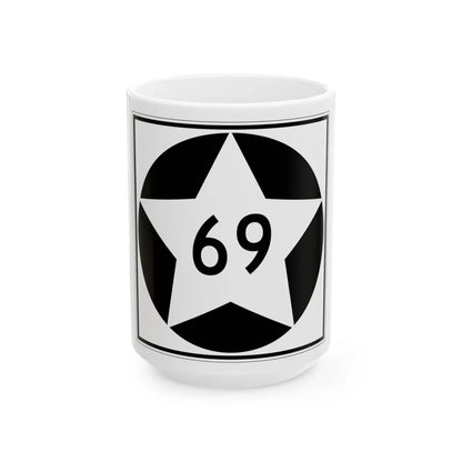 MN-69 1934 (Minnesota) (Road Sign) White Coffee Mug 15oz - Go Mug Yourself