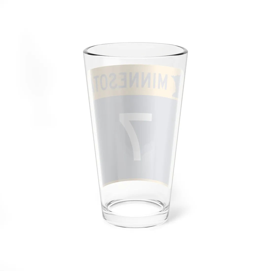 MN-7 (Minnesota) (Road Sign) Pint Glass 16oz - Go Mug Yourself