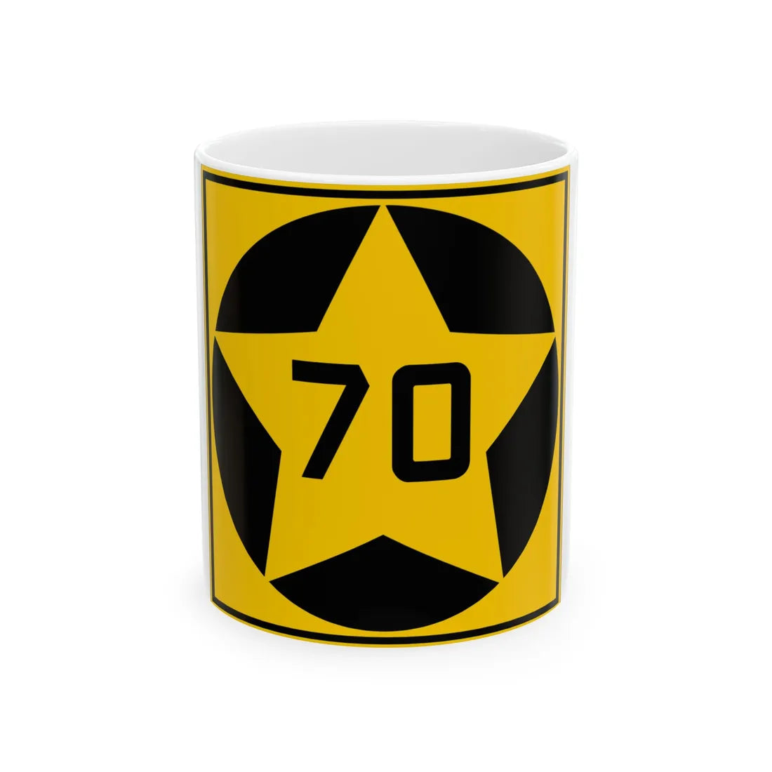 MN-70 1920 (Minnesota) (Road Sign) White Coffee Mug 11oz - Go Mug Yourself