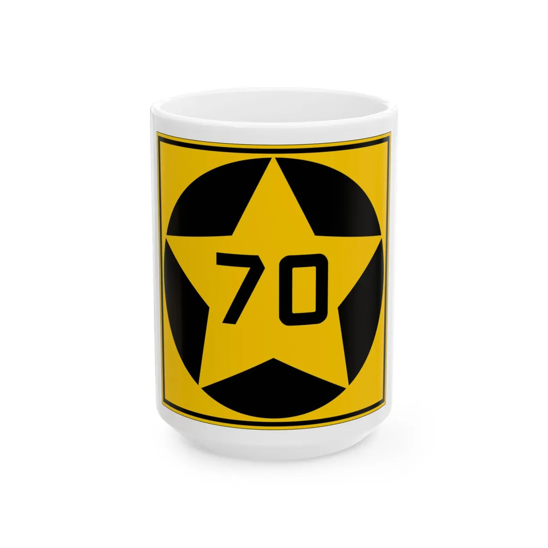 MN-70 1920 (Minnesota) (Road Sign) White Coffee Mug 15oz - Go Mug Yourself