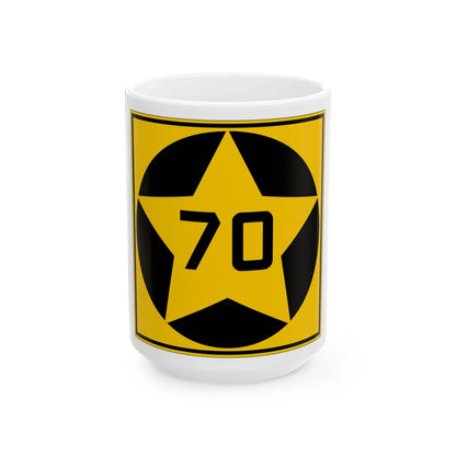 MN-70 1920 (Minnesota) (Road Sign) White Coffee Mug 15oz - Go Mug Yourself