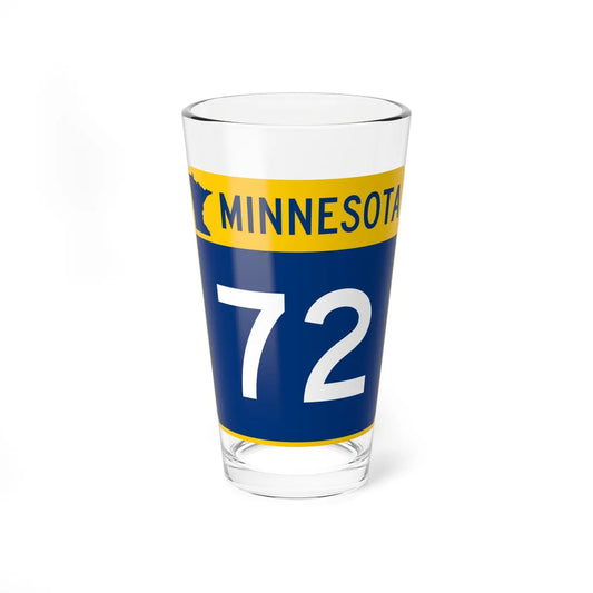MN-72 (Minnesota) (Road Sign) Pint Glss 16oz 16oz - Go Mug Yourself