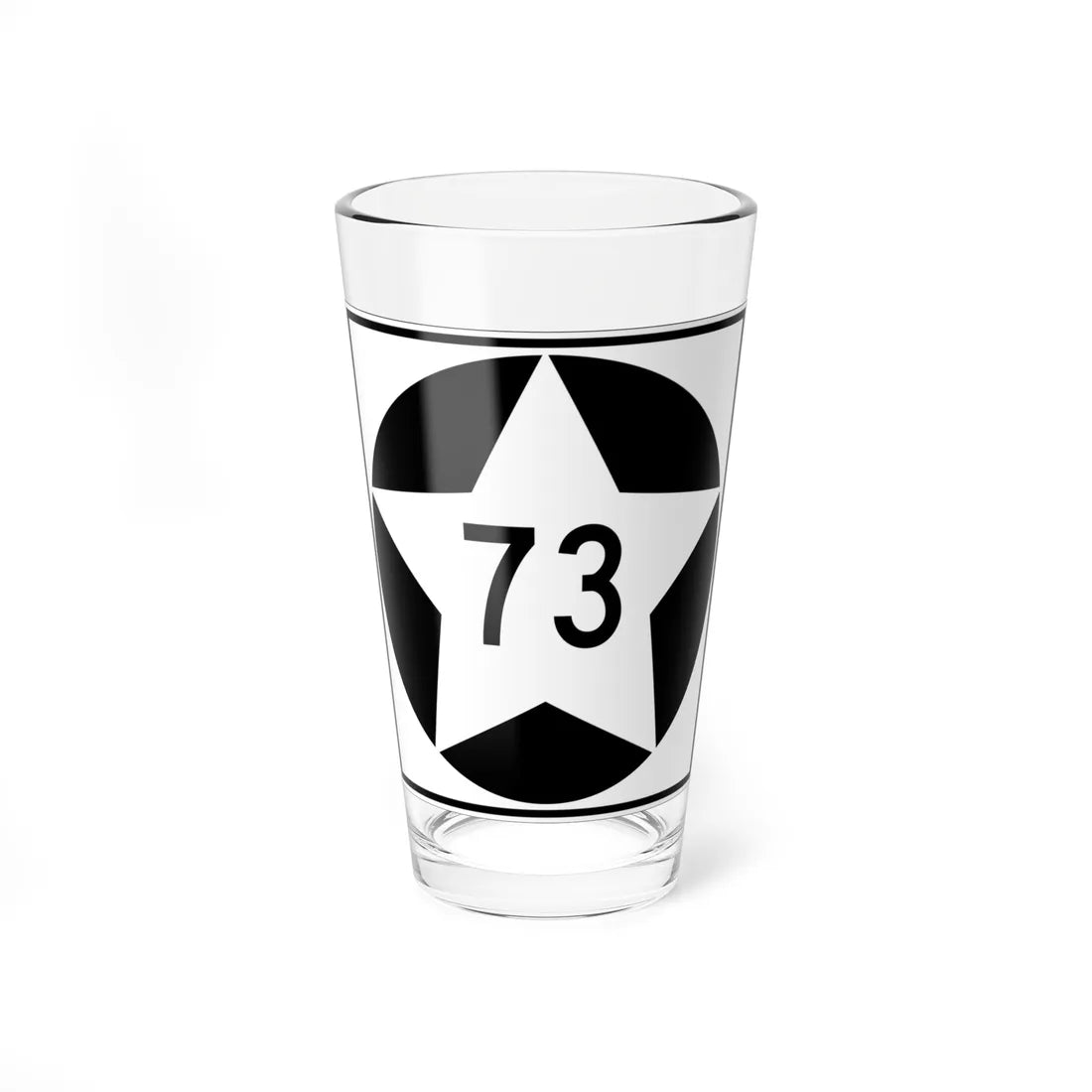 MN-73 1934 (Minnesota) (Road Sign) Pint Glass 16oz 16oz - Go Mug Yourself