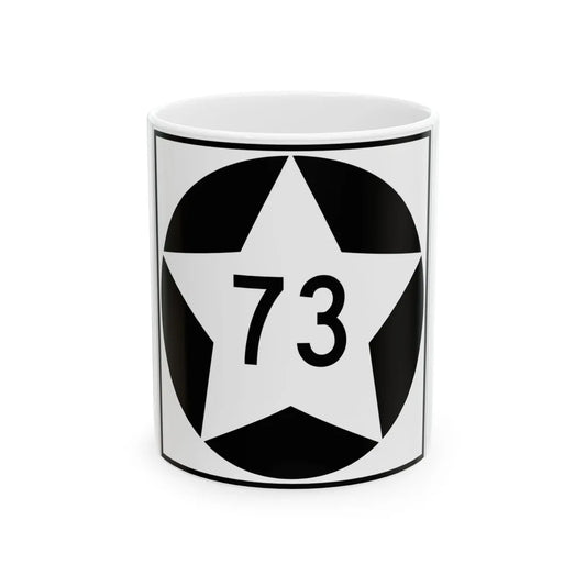 MN-73 1934 (Minnesota) (Road Sign) White Coffee Mug 11oz - Go Mug Yourself