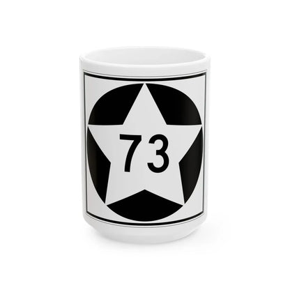 MN-73 1934 (Minnesota) (Road Sign) White Coffee Mug 15oz - Go Mug Yourself