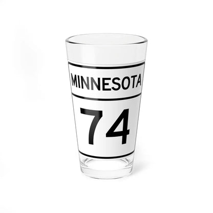 MN-74 1948 (Minnesota) (Road Sign) Pint Glass 16oz 16oz - Go Mug Yourself