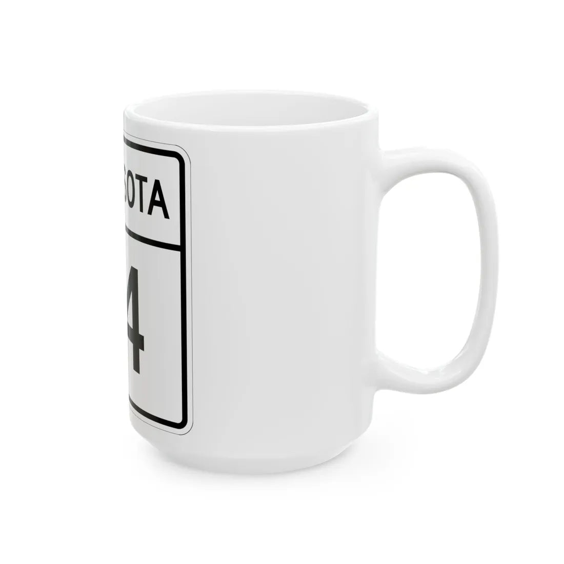 MN-74 1948 (Minnesota) (Road Sign) White Coffee Mug - Go Mug Yourself