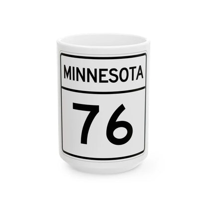 MN-76 1948 (Minnesota) (Road Sign) White Coffee Mug 15oz - Go Mug Yourself