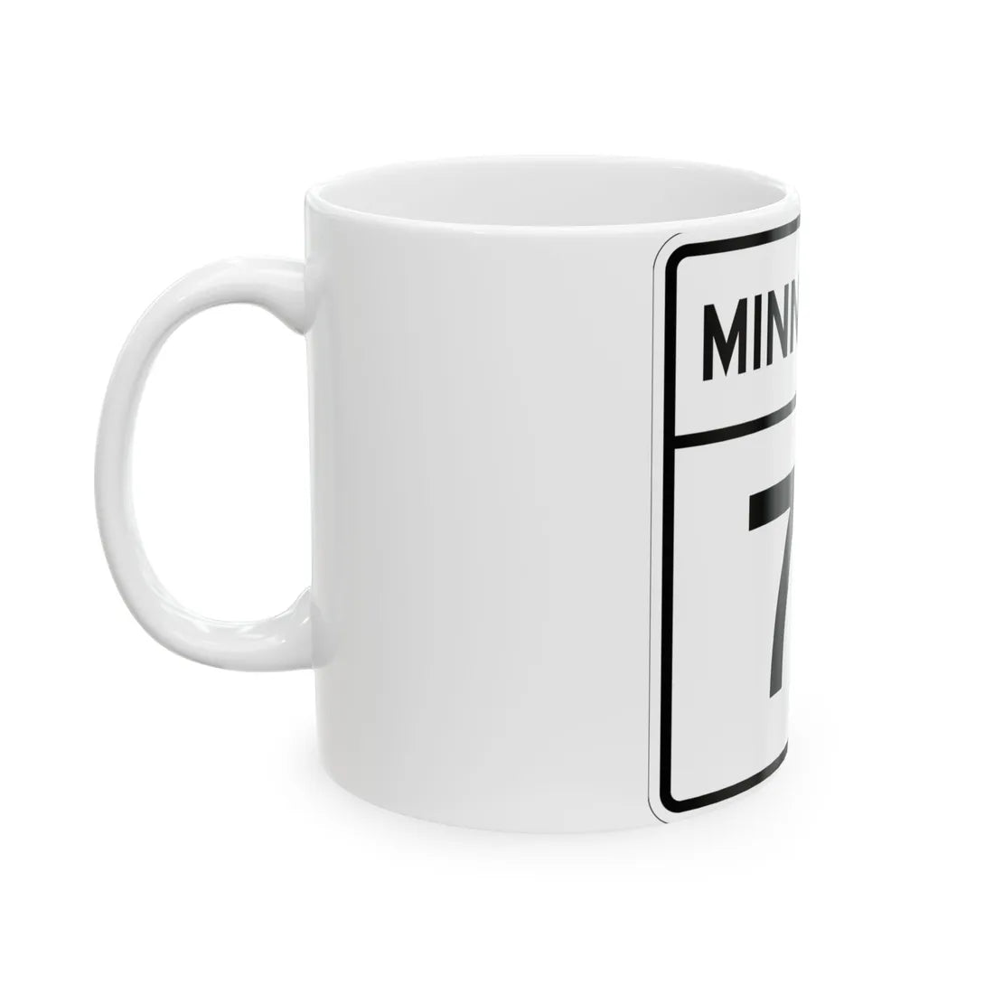 MN-76 1948 (Minnesota) (Road Sign) White Coffee Mug - Go Mug Yourself