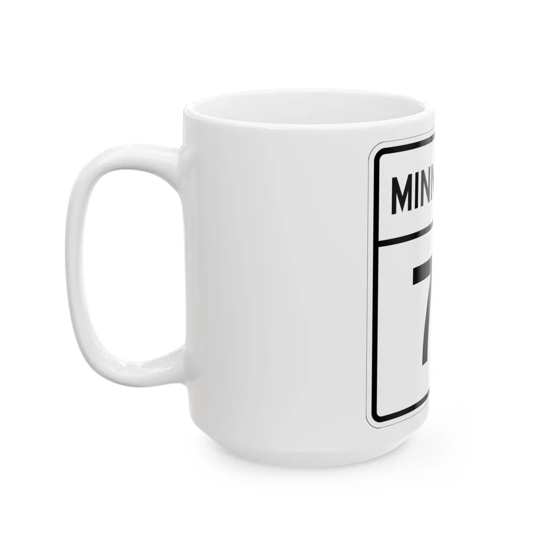 MN-76 1948 (Minnesota) (Road Sign) White Coffee Mug - Go Mug Yourself