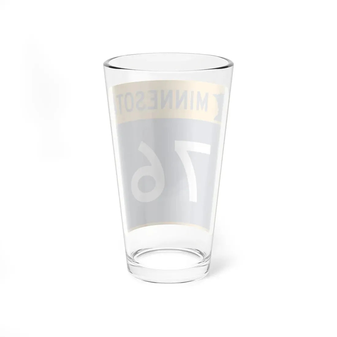 MN-76 (Minnesota) (Road Sign) Pint Glass 16oz - Go Mug Yourself