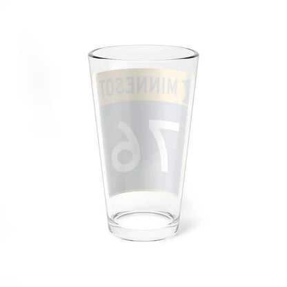 MN-76 (Minnesota) (Road Sign) Pint Glass 16oz - Go Mug Yourself