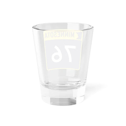 MN-76 (Minnesota) (Road Sign) Shot Glass 1.5oz - Go Mug Yourself