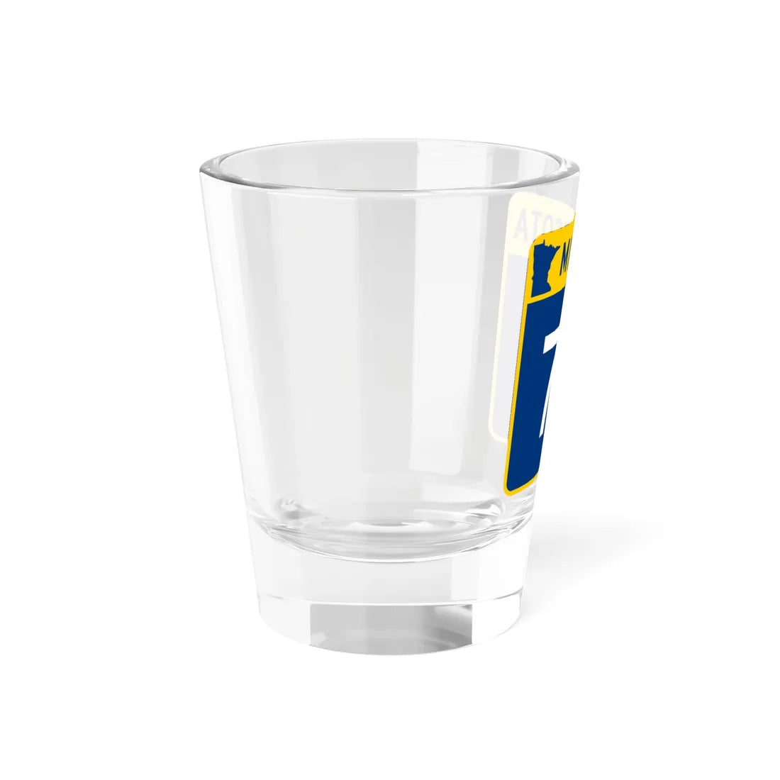 MN-76 (Minnesota) (Road Sign) Shot Glass 1.5oz - Go Mug Yourself