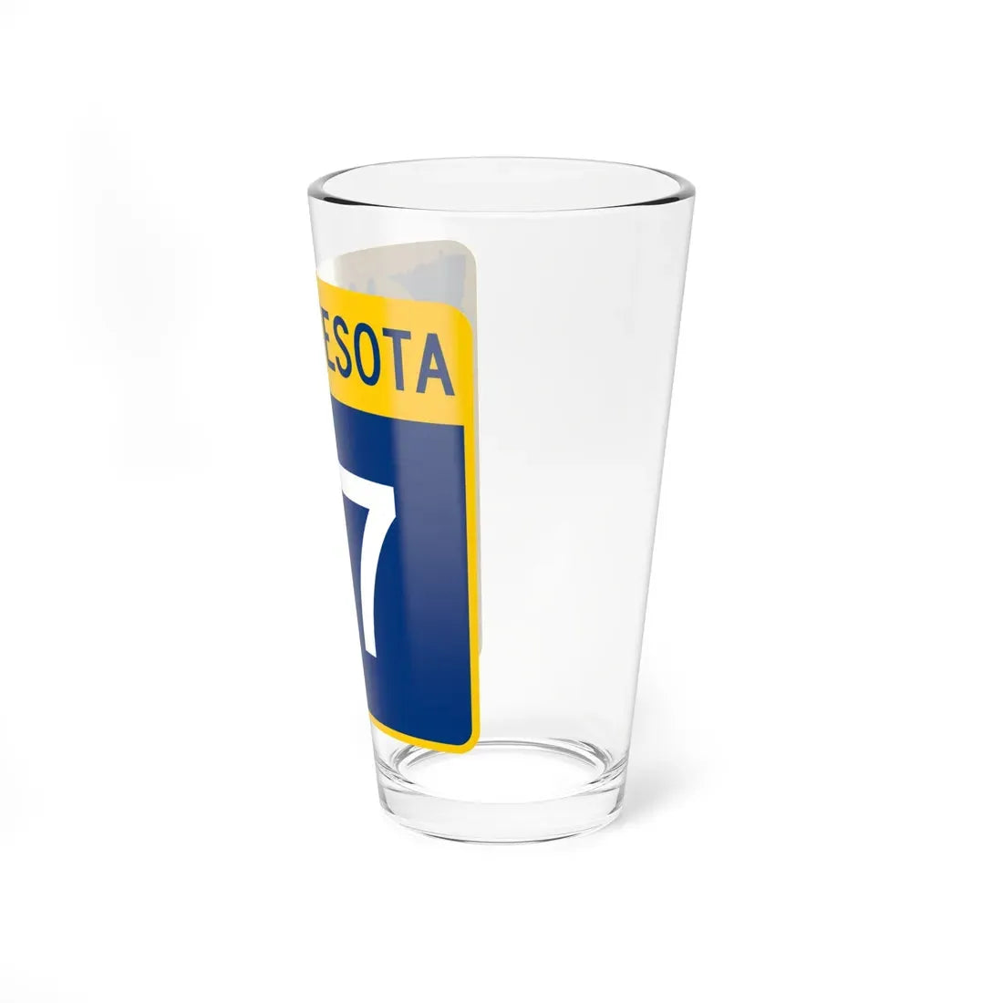 MN-77 (Minnesota) (Road Sign) Pint Glass 16oz - Go Mug Yourself