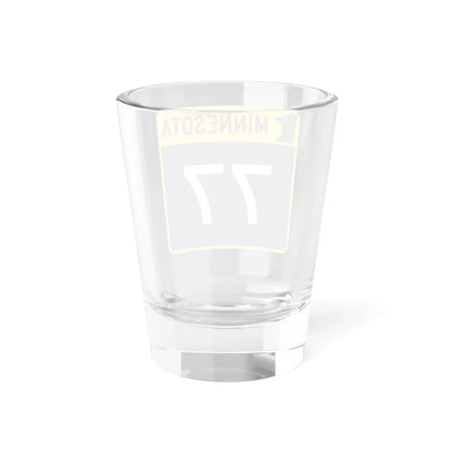 MN-77 (Minnesota) (Road Sign) Shot Glass 1.5oz - Go Mug Yourself