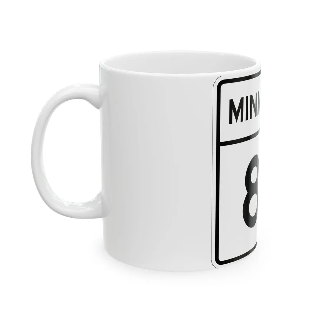 MN-80 1948 (Minnesota) (Road Sign) White Coffee Mug - Go Mug Yourself