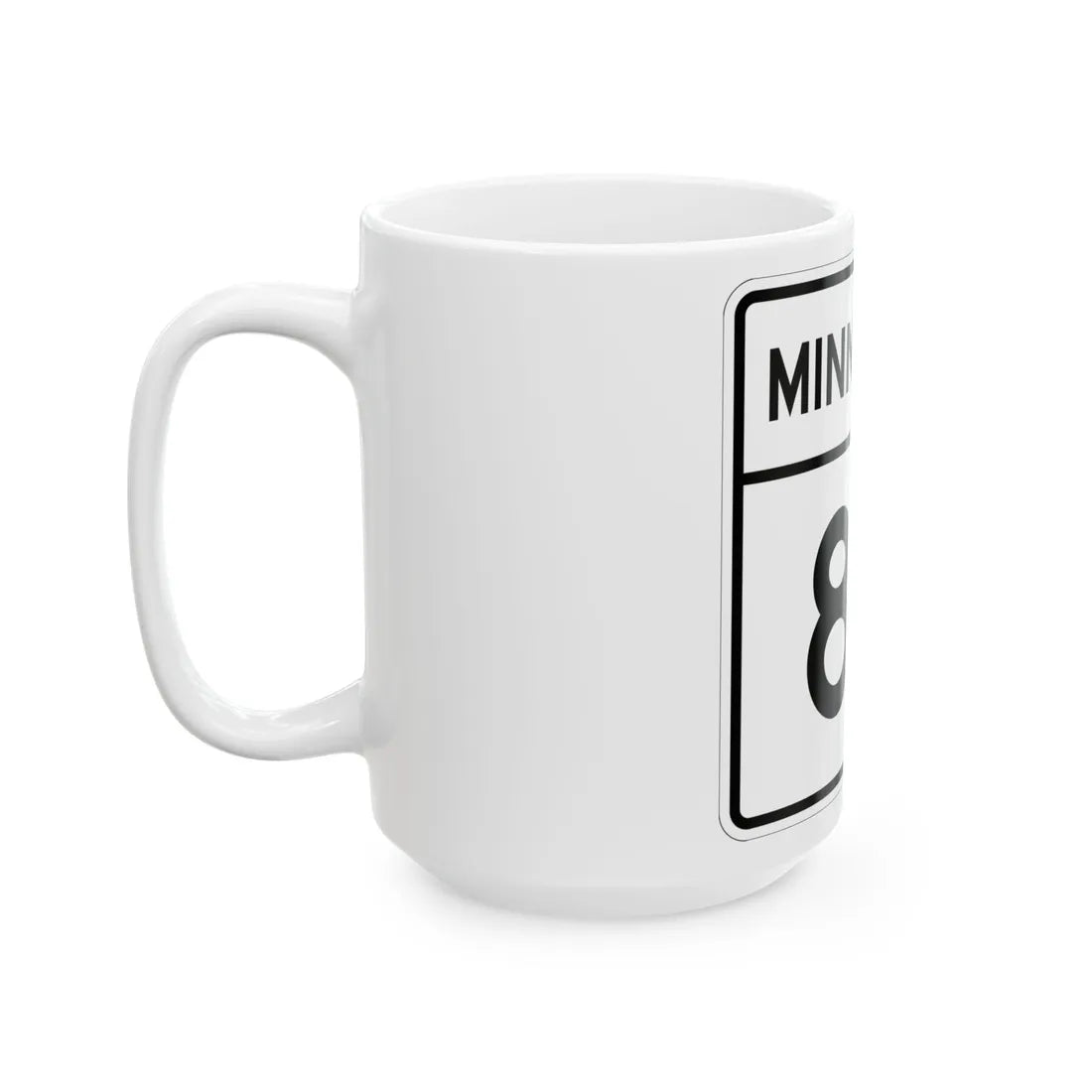 MN-80 1948 (Minnesota) (Road Sign) White Coffee Mug - Go Mug Yourself
