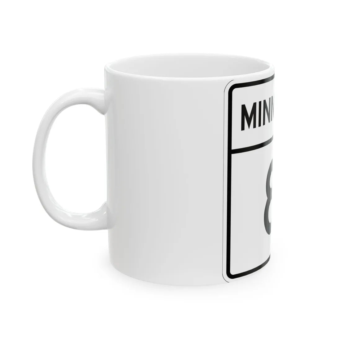 MN-81 1948 (Minnesota) (Road Sign) White Coffee Mug - Go Mug Yourself