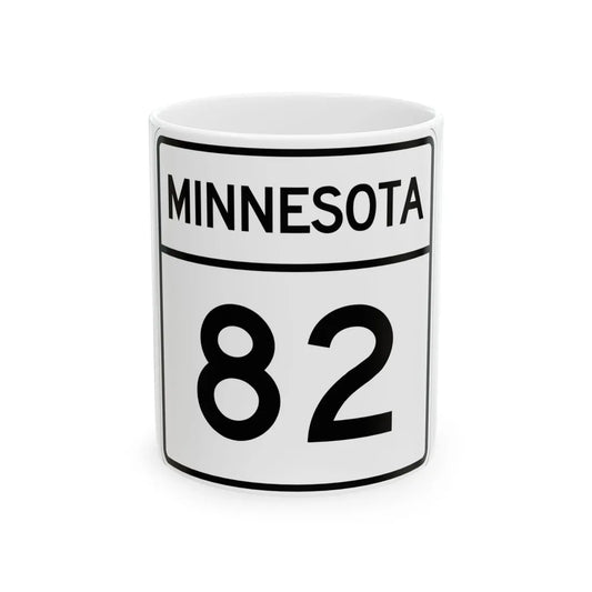 MN-82 1948 (Minnesota) (Road Sign) White Coffee Mug 11oz - Go Mug Yourself