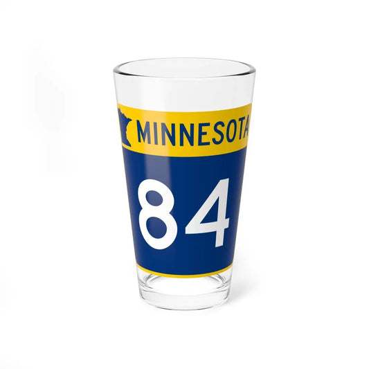 MN-84 (Minnesota) (Road Sign) Pint Glass 16oz 16oz - Go Mug Yourself