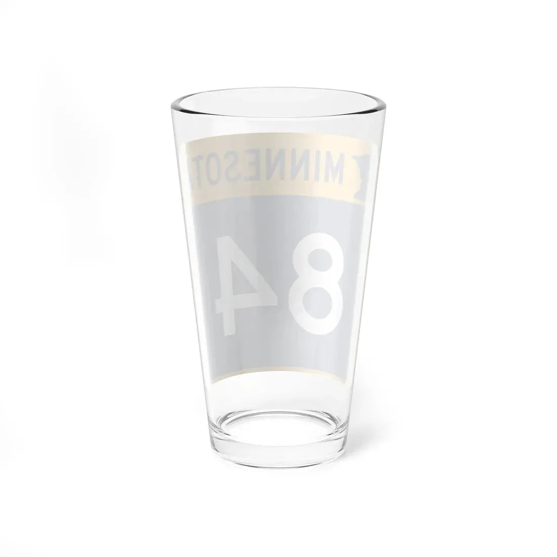 MN-84 (Minnesota) (Road Sign) Pint Glass 16oz - Go Mug Yourself