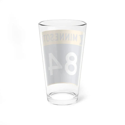 MN-84 (Minnesota) (Road Sign) Pint Glass 16oz - Go Mug Yourself