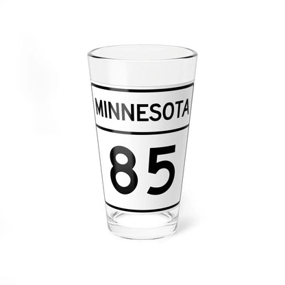 MN-85 1948 (Minnesota) (Road Sign) Pint Glass 16oz 16oz - Go Mug Yourself
