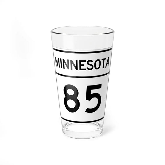 MN-85 1948 (Minnesota) (Road Sign) Pint Glass 16oz 16oz - Go Mug Yourself