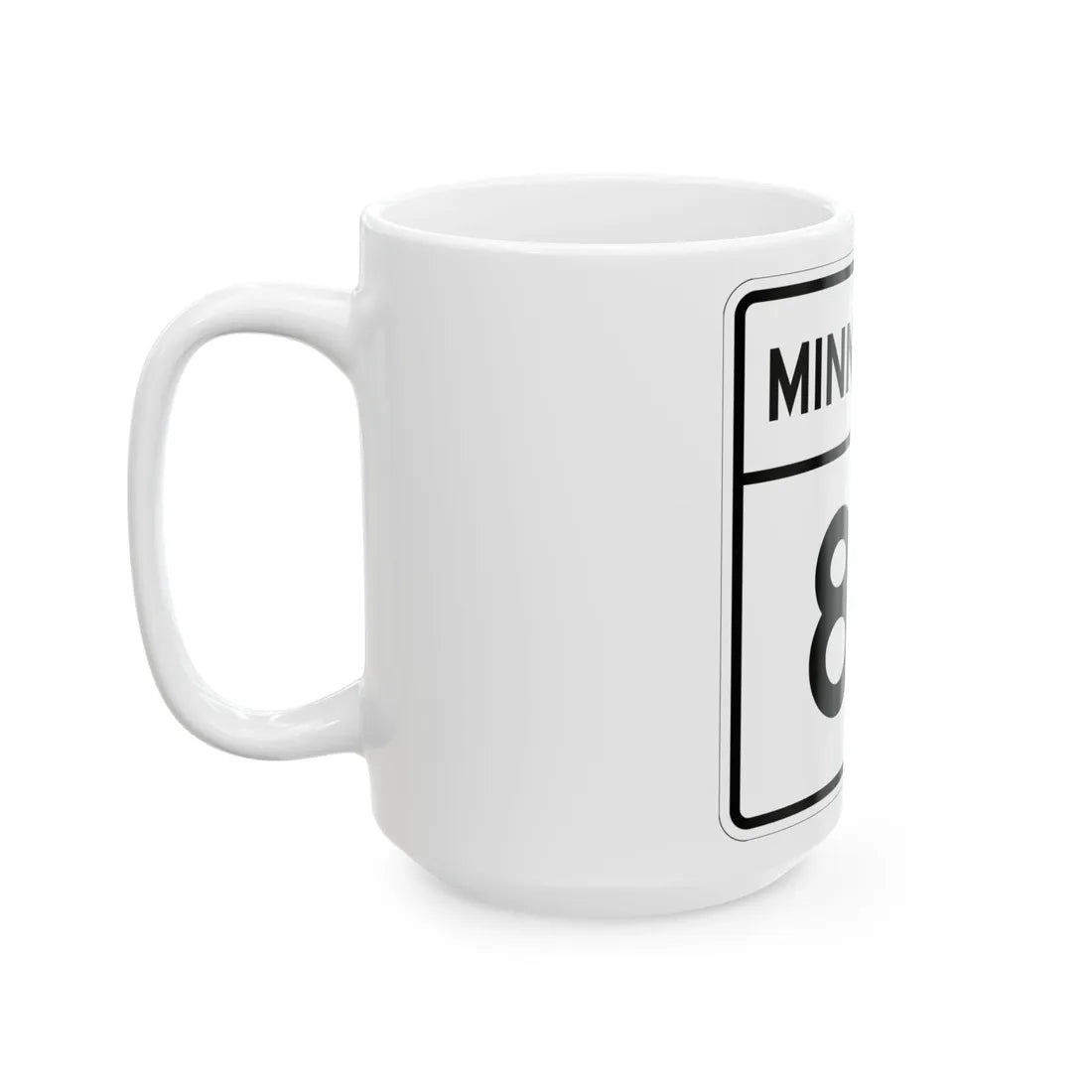 MN-86 1948 (Minnesota) (Road Sign) White Coffee Mug - Go Mug Yourself
