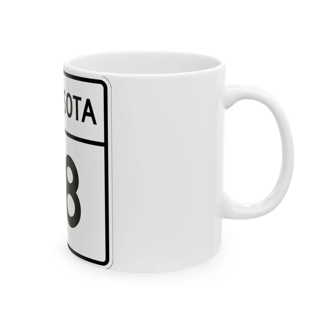 MN-88 1948 (Minnesota) (Road Sign) White Coffee Mug - Go Mug Yourself