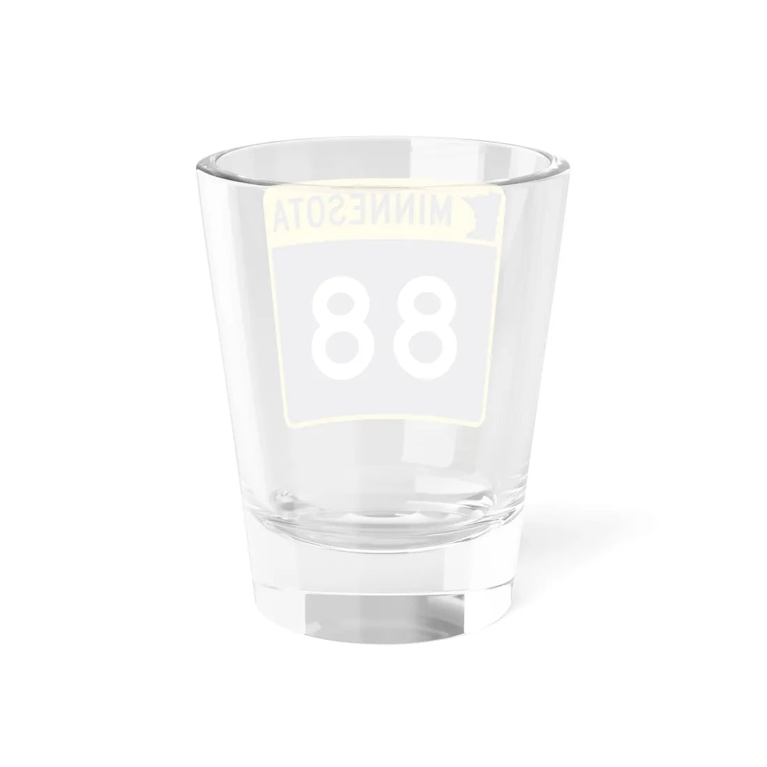 MN-88 (Minnesota) (Road Sign) Shot Glass 1.5oz - Go Mug Yourself