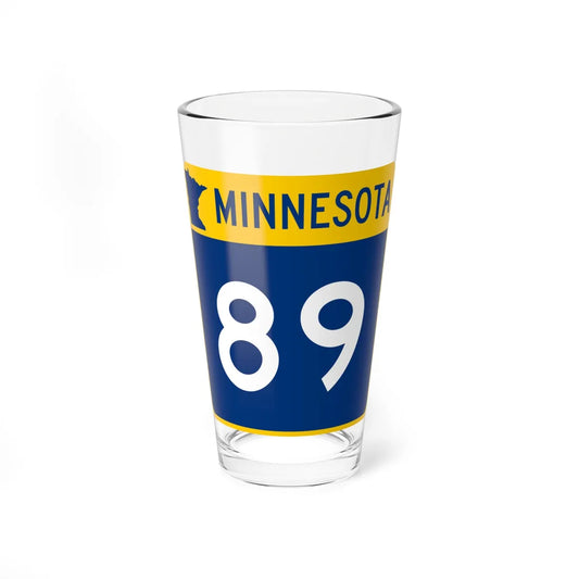 MN-89 (Minnesota) (Road Sign) Pint Glss 16oz 16oz - Go Mug Yourself