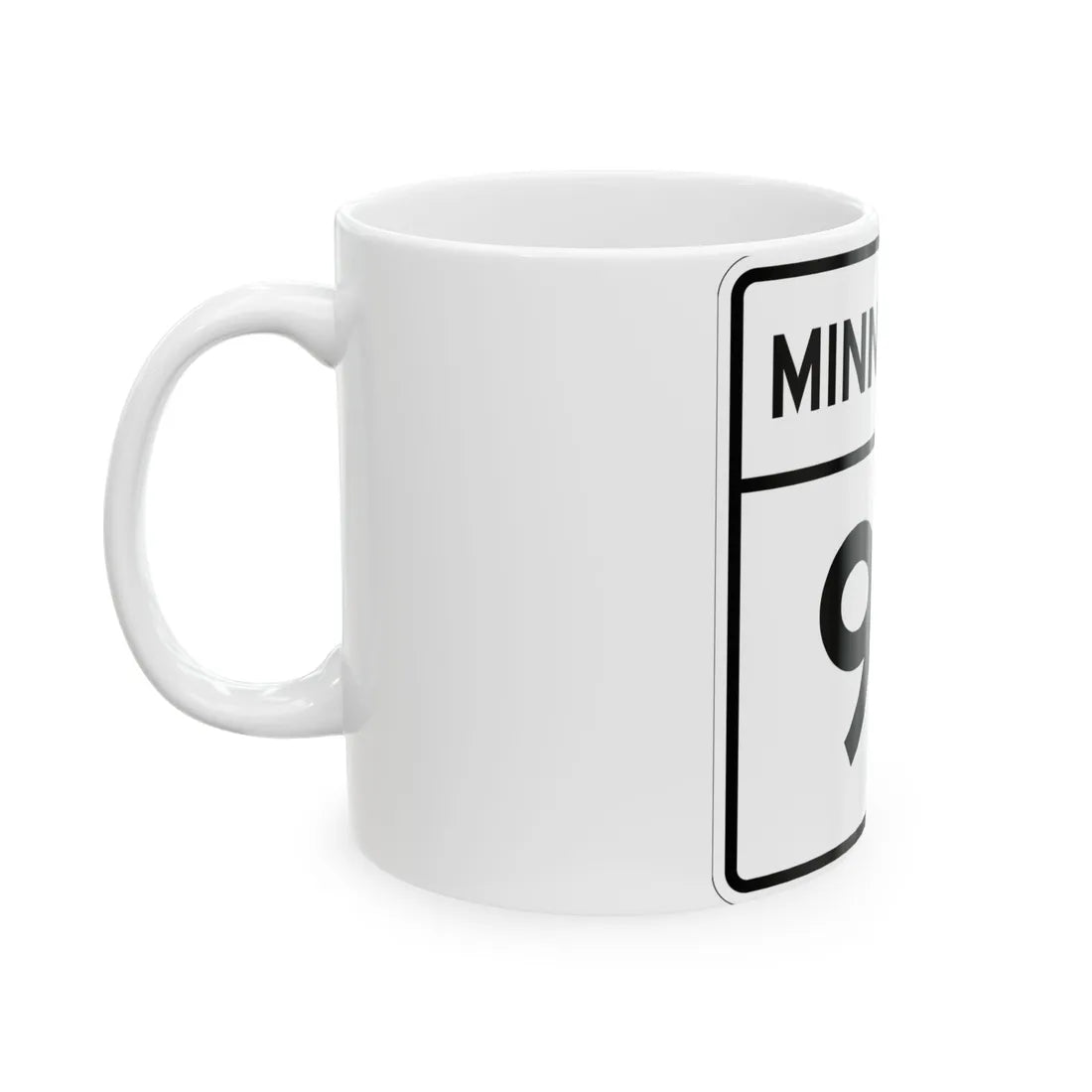 MN-90 1948 (Minnesota) (Road Sign) White Coffee Mug - Go Mug Yourself