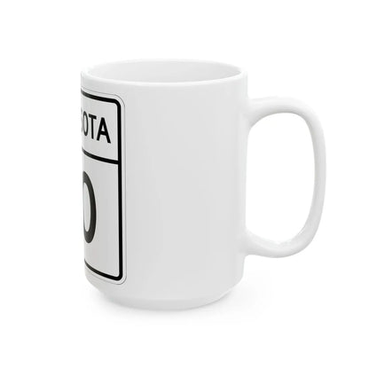 MN-90 1948 (Minnesota) (Road Sign) White Coffee Mug - Go Mug Yourself