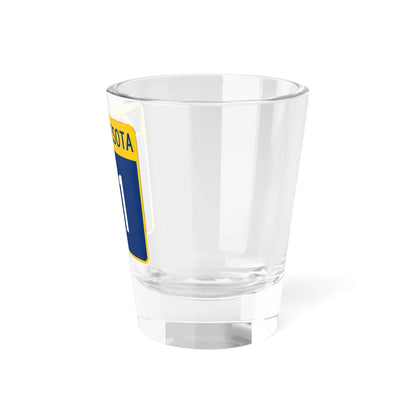 MN-91 (Minnesota) (Road Sign) Shot Glass 1.5oz - Go Mug Yourself