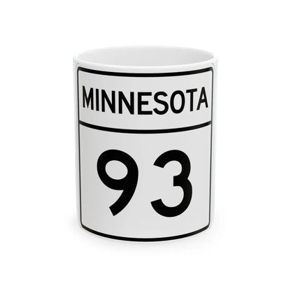 MN-93 1948 (Minnesota) (Road Sign) White Coffee Mug 11oz - Go Mug Yourself