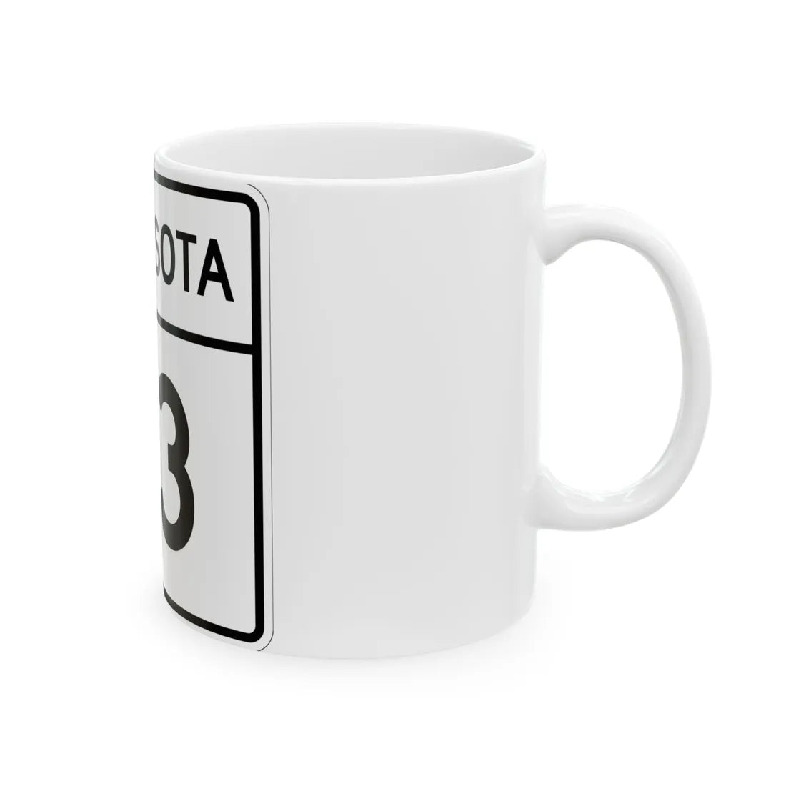 MN-93 1948 (Minnesota) (Road Sign) White Coffee Mug - Go Mug Yourself