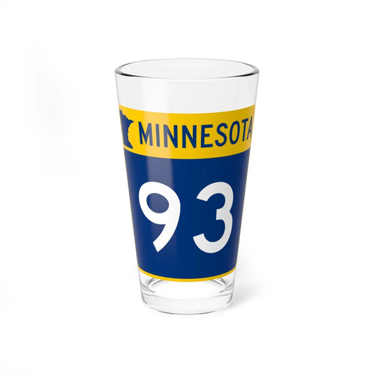 MN-93 (Minnesota) (Road Sign) Pint Glss 16oz 16oz - Go Mug Yourself