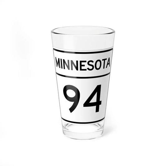 MN-94 1948 (Minnesota) (Road Sign) Pint Glass 16oz 16oz - Go Mug Yourself