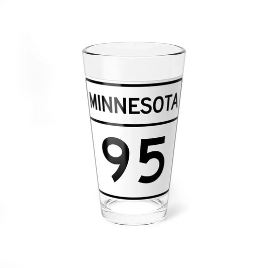 MN-95 1948 (Minnesota) (Road Sign) Pint Glass 16oz 16oz - Go Mug Yourself