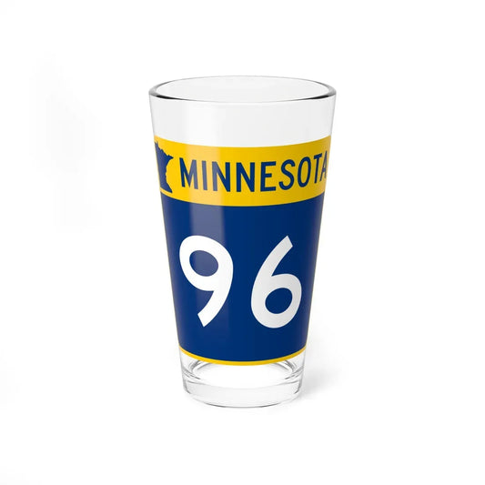 MN-96 (Minnesota) (Road Sign) Pint Glass 16oz 16oz - Go Mug Yourself