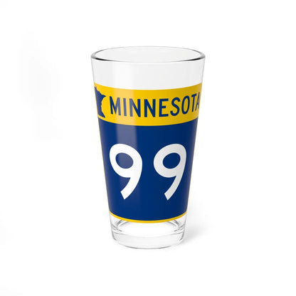 MN-99 (Minnesota) (Road Sign) Pint Glass 16oz 16oz - Go Mug Yourself