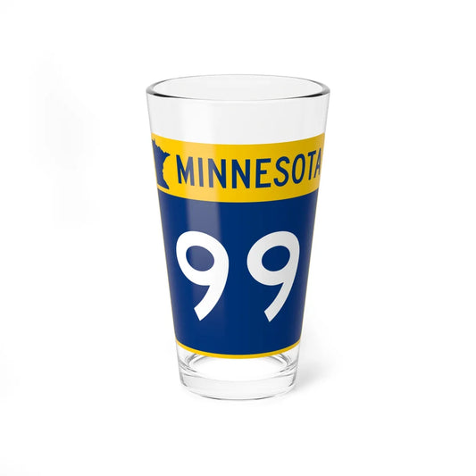 MN-99 (Minnesota) (Road Sign) Pint Glass 16oz 16oz - Go Mug Yourself