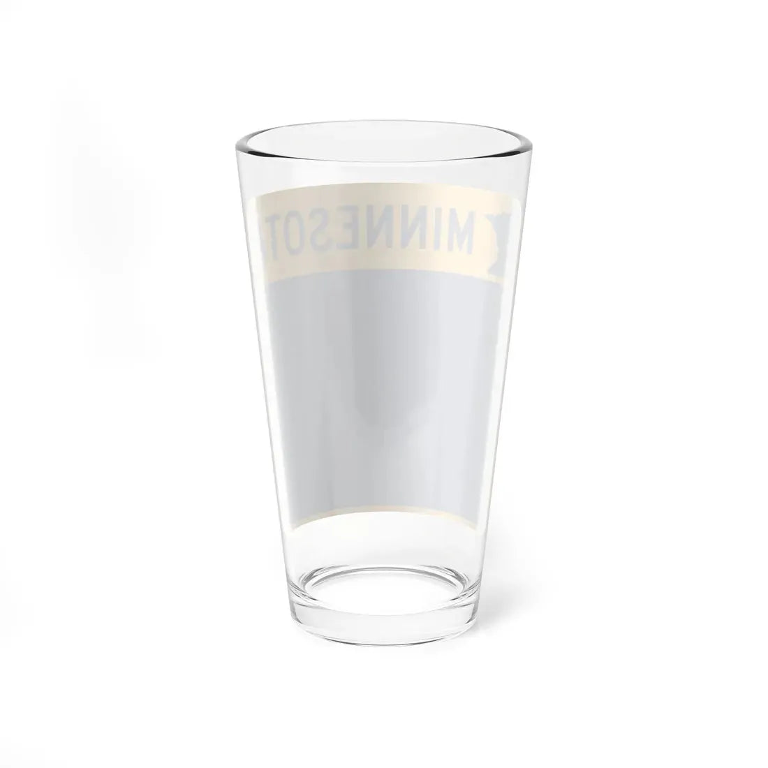 MN-blank (Minnesota) (Road Sign) Pint Glass 16oz - Go Mug Yourself