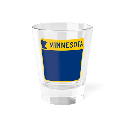 MN-blank (Minnesota) (Road Sign) Shot Glass 1.5oz 1.5oz - Go Mug Yourself