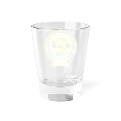 Mn coa arkhangai aimag 2014 (Mongolia) (Coat of Arms) Shot Glass 1.5oz - Go Mug Yourself