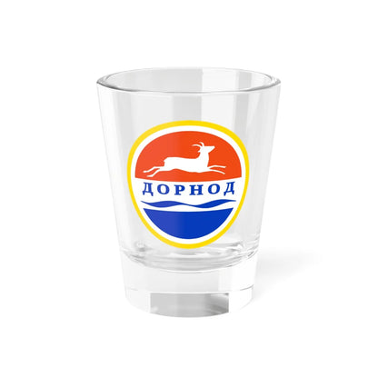 Mn coa dornod aimag 2001 (Mongolia) (Coat of Arms) Shot Glass 1.5oz 1.5oz - Go Mug Yourself