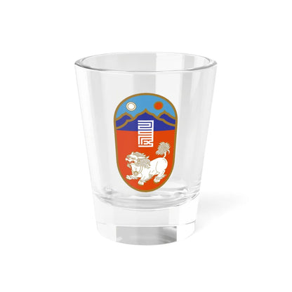 Mn coa govisümber aimag (Mongolia) (Coat of Arms) Shot Glass 1.5oz 1.5oz - Go Mug Yourself